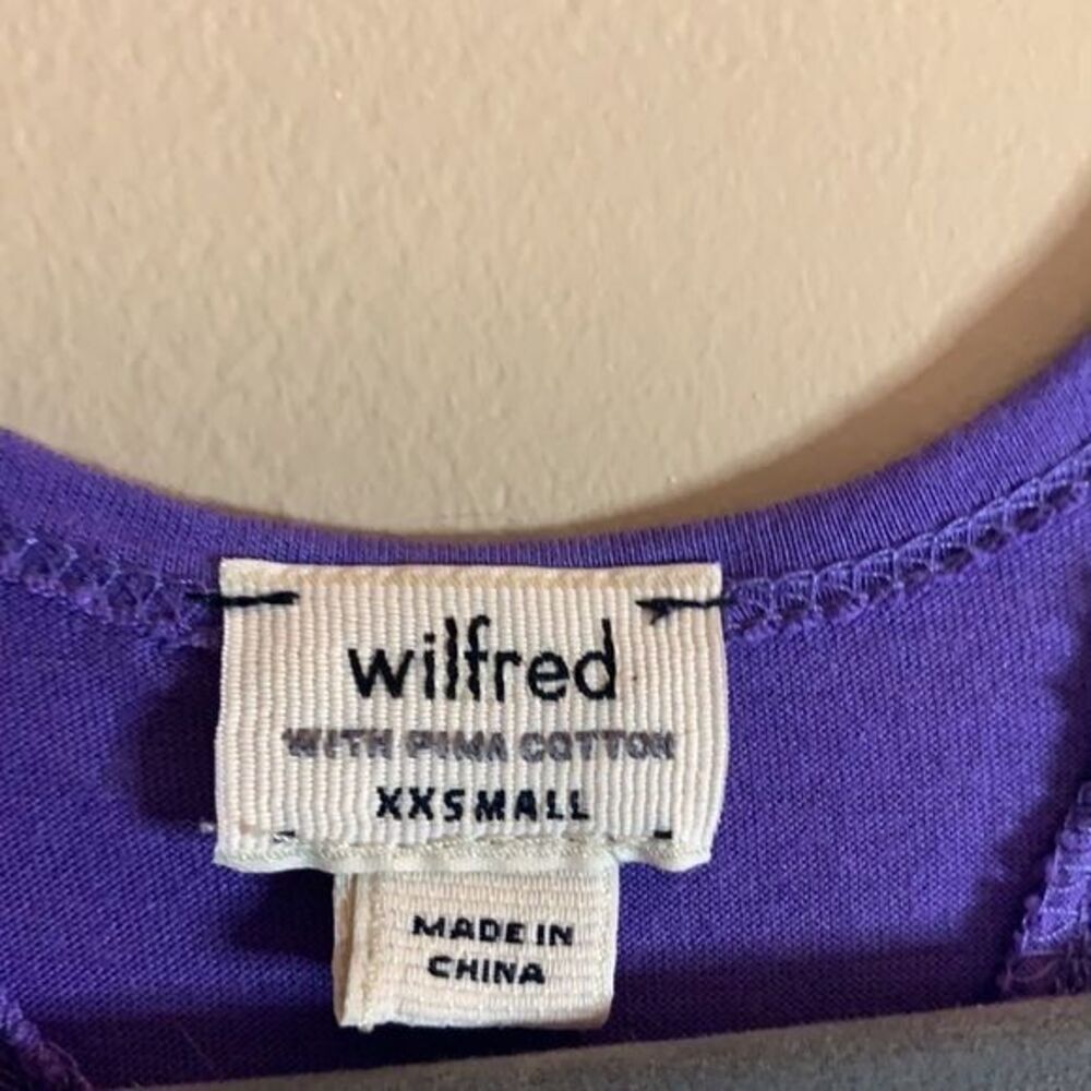 Wilfred Purple Racerback Tank Top - Picture 5 of 6